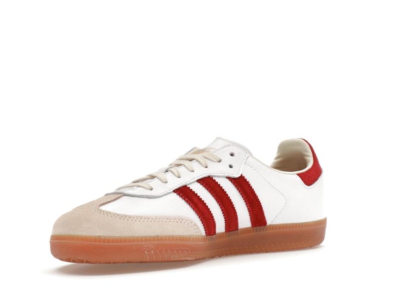 adidas Samba Sporty & Rich White Collegiate Burgundy