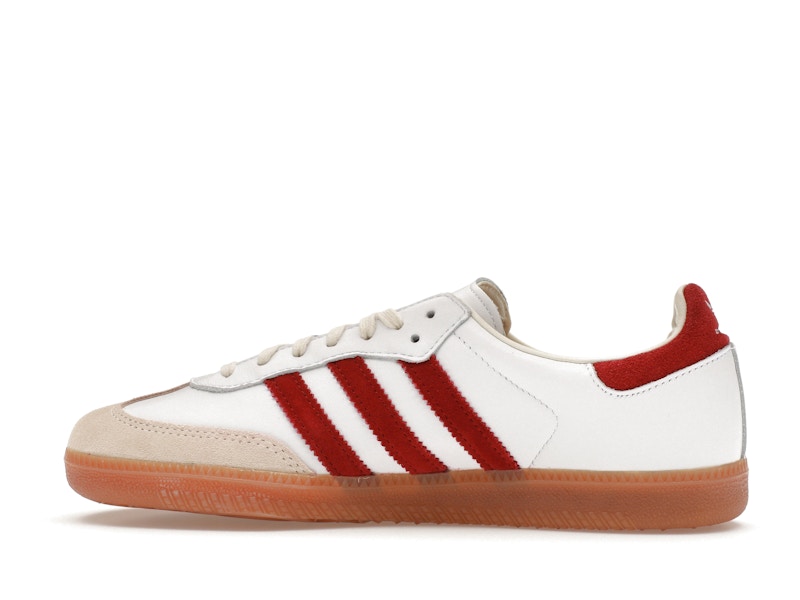 adidas Samba Sporty & Rich White Collegiate Burgundy
