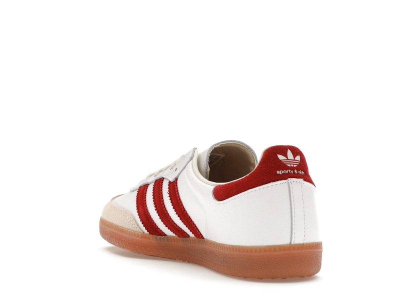 adidas Samba Sporty & Rich White Collegiate Burgundy