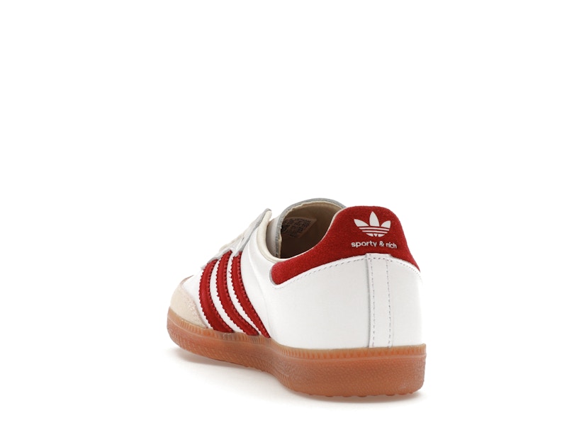 adidas Samba Sporty & Rich White Collegiate Burgundy