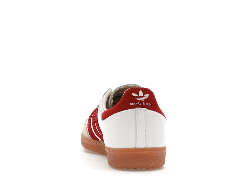 adidas Samba Sporty & Rich White Collegiate Burgundy