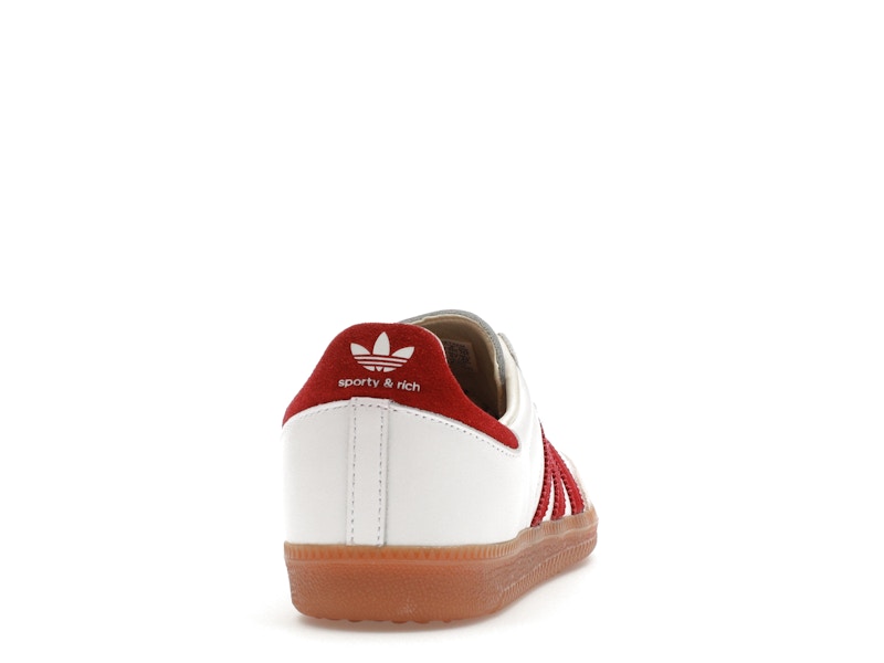adidas Samba Sporty & Rich White Collegiate Burgundy