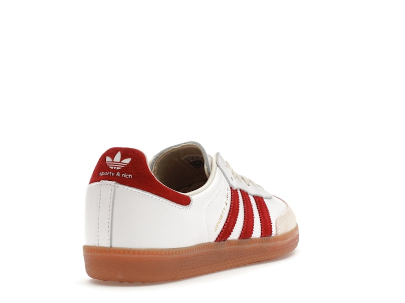 adidas Samba Sporty & Rich White Collegiate Burgundy