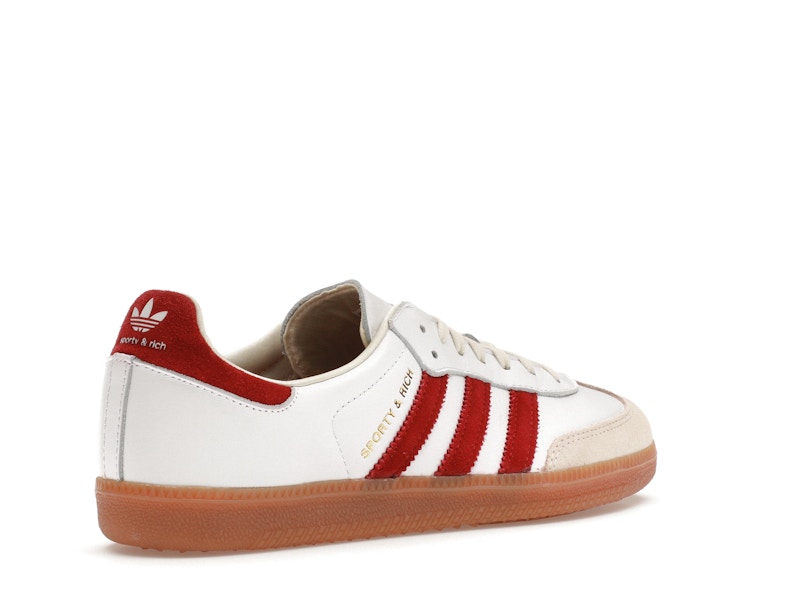 adidas Samba Sporty & Rich White Collegiate Burgundy