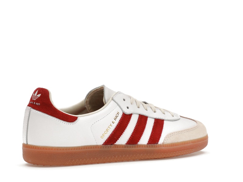 adidas Samba Sporty & Rich White Collegiate Burgundy