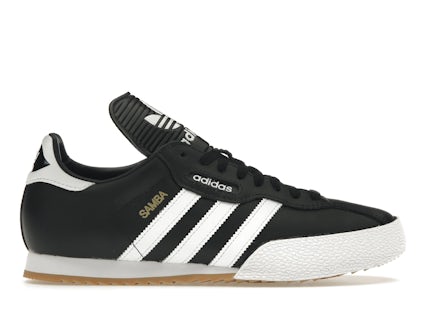 adidas Samba Super Black Footwear White Black Men's - 019099 - US adidas Samba Super Black Footwear White Black Men's - 019099 - US