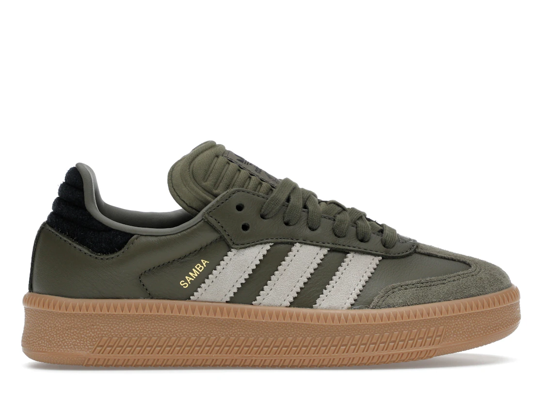 adidas Samba XLG Olive Strata Wonder Beige Gold Metallic