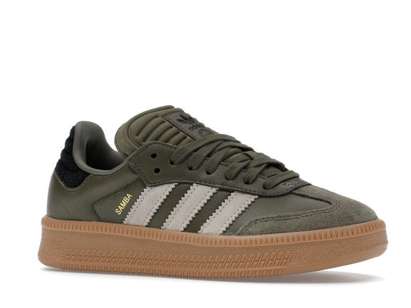 adidas Samba XLG Olive Strata Wonder Beige Gold Metallic