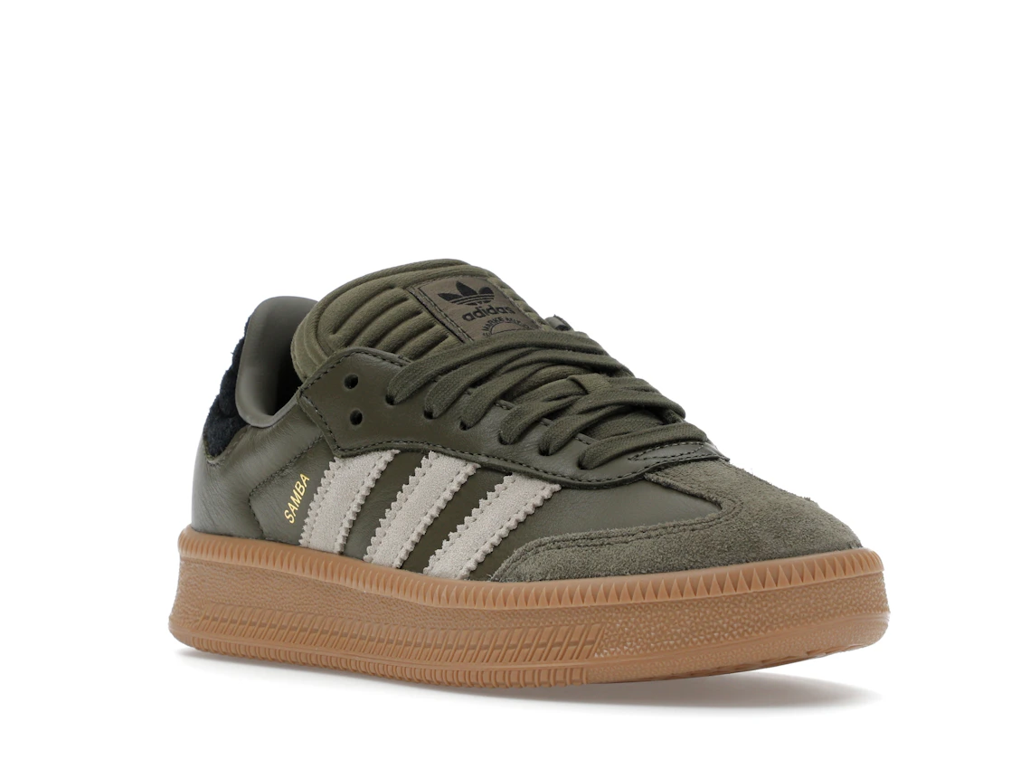 adidas Samba XLG Olive Strata Wonder Beige Gold Metallic