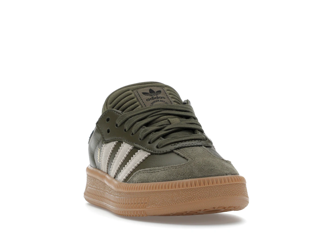 adidas Samba XLG Olive Strata Wonder Beige Gold Metallic