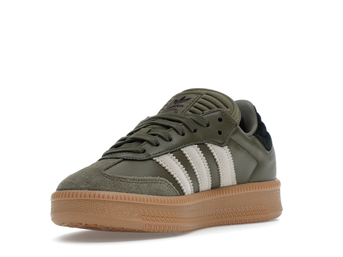 adidas Samba XLG Olive Strata Wonder Beige Gold Metallic