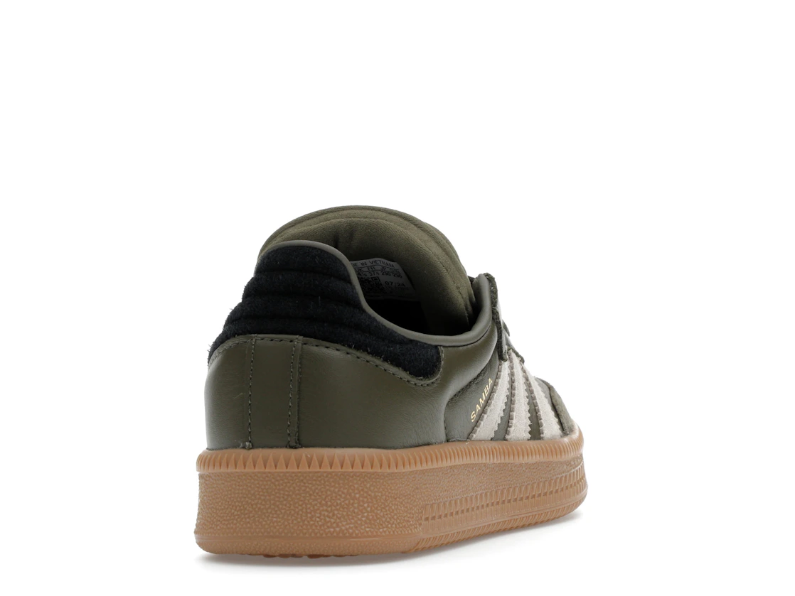 adidas Samba XLG Olive Strata Wonder Beige Gold Metallic