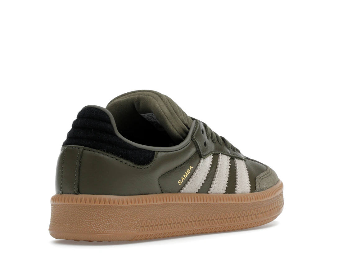adidas Samba XLG Olive Strata Wonder Beige Gold Metallic