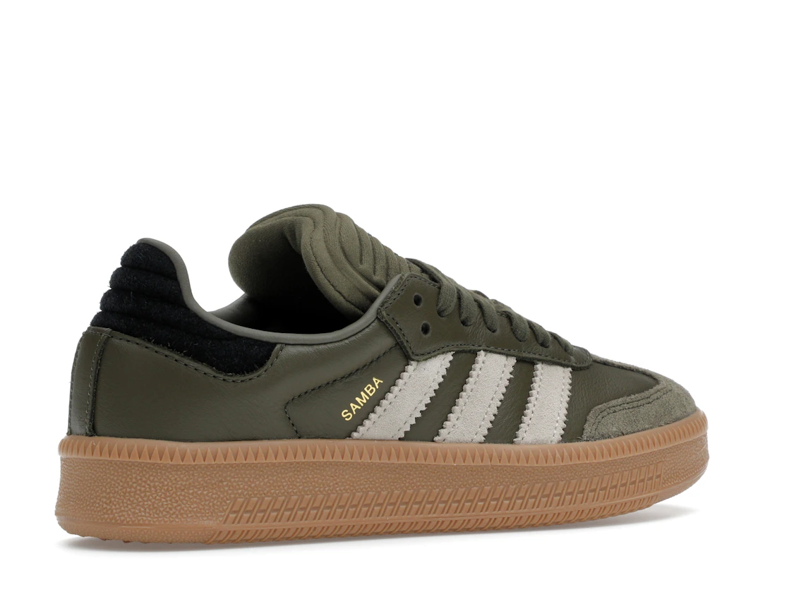 adidas Samba XLG Olive Strata Wonder Beige Gold Metallic