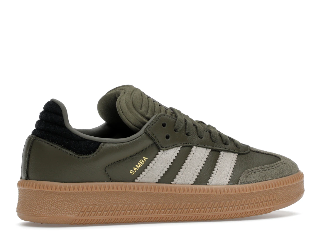 adidas Samba XLG Olive Strata Wonder Beige Gold Metallic