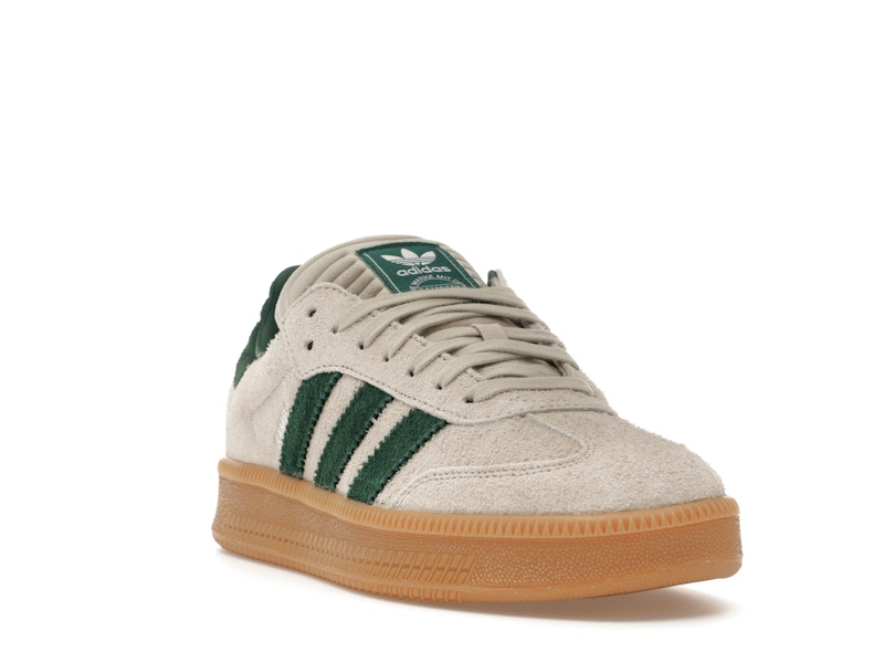 adidas Samba XLG Putty Grey Collegiate Green