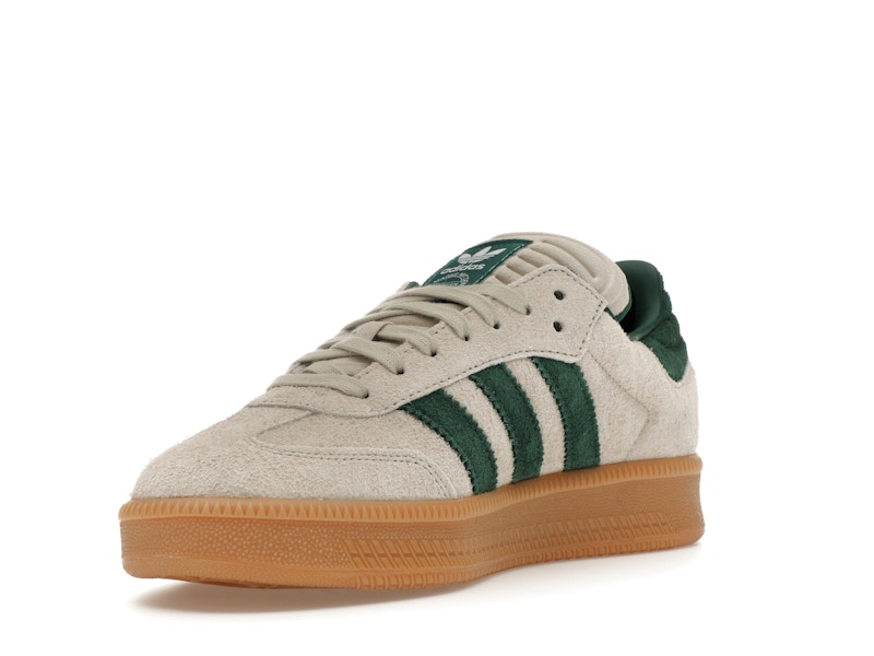 adidas Samba XLG Putty Grey Collegiate Green