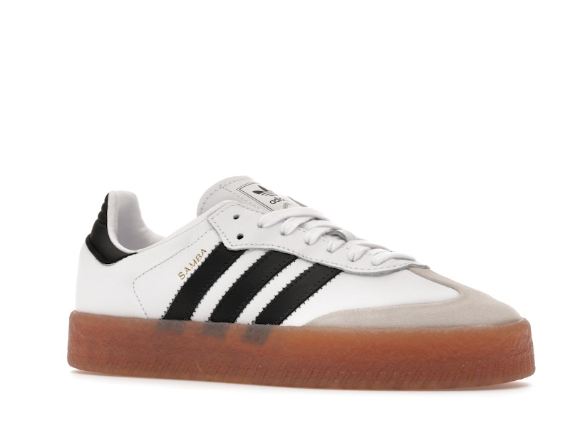 adidas Sambae Cloud White Metallic Gold (Women's)