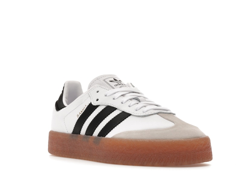 adidas Sambae Cloud White Metallic Gold (Women's)