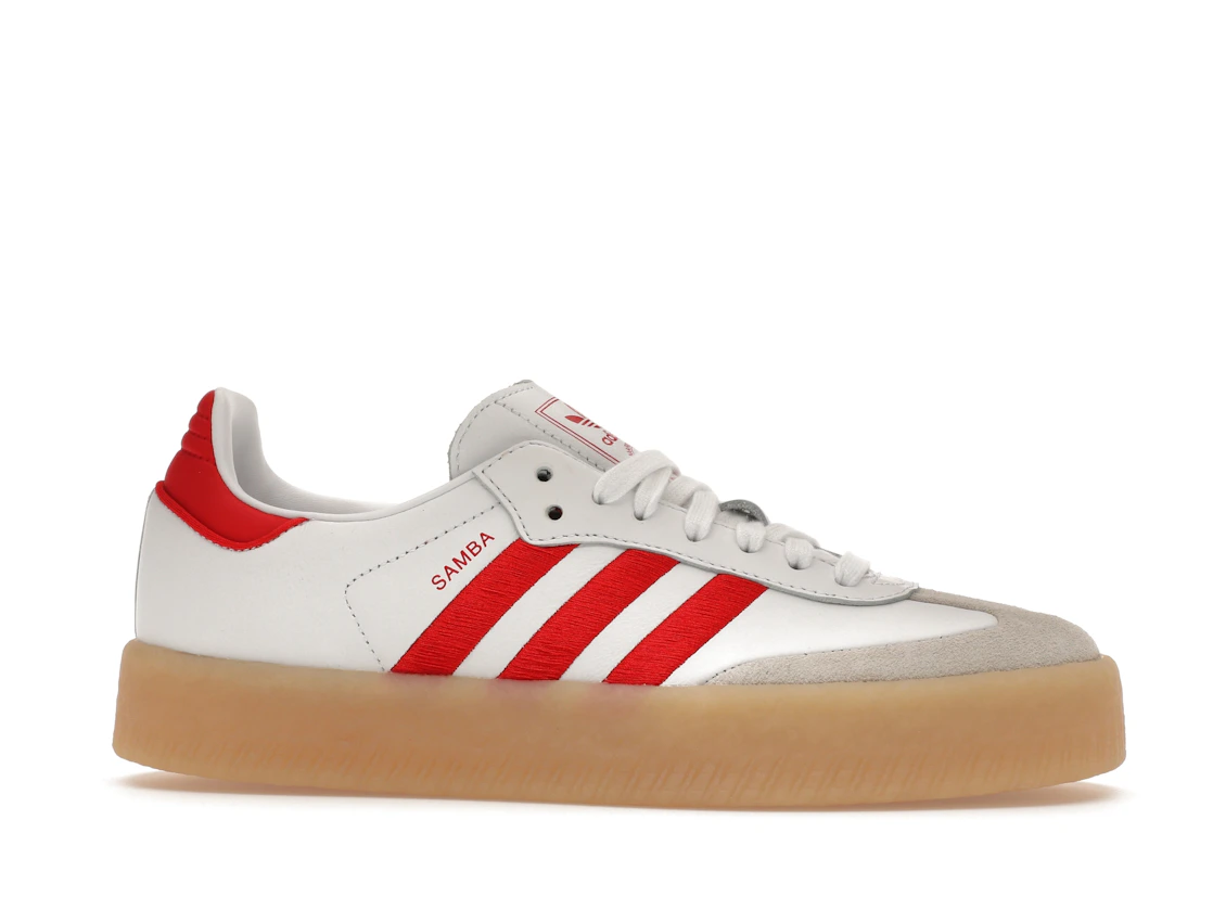 adidas Sambae White Better Scarlet Gum (Women's)