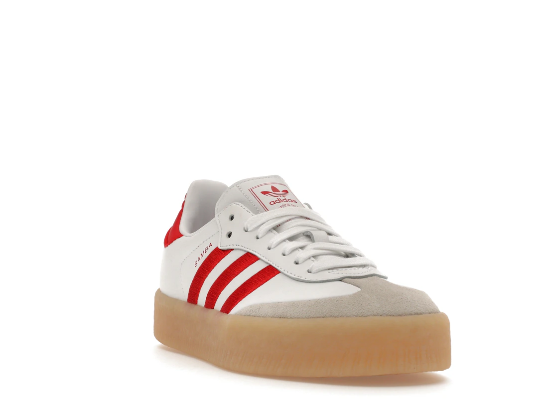 adidas Sambae White Better Scarlet Gum (Women's)