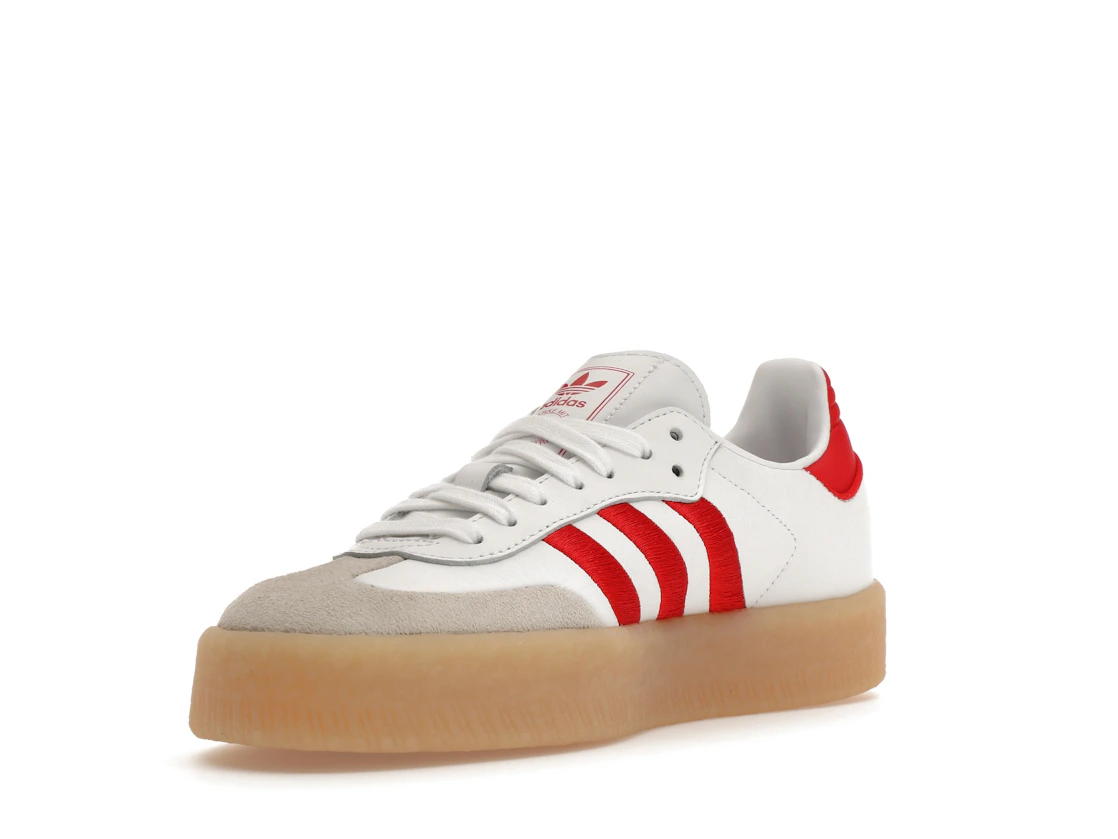 adidas Sambae White Better Scarlet Gum (Women's)