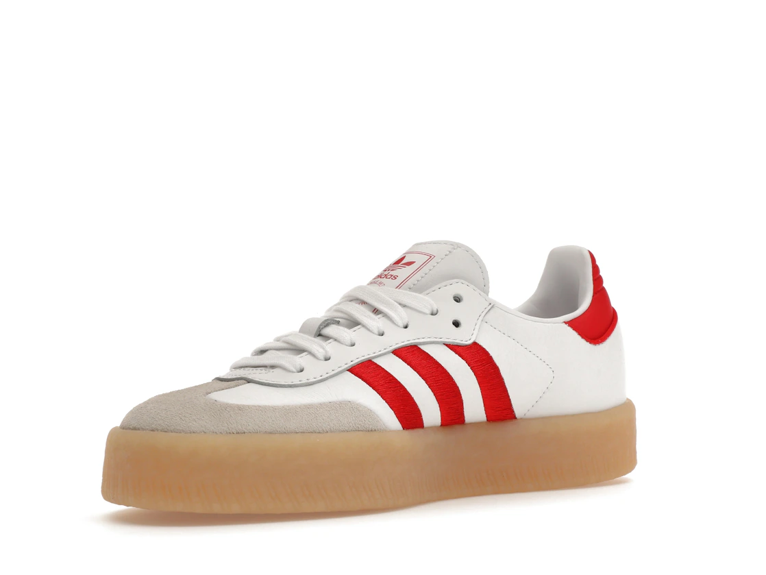 adidas Sambae White Better Scarlet Gum (Women's)