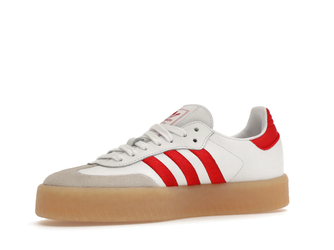 adidas Sambae White Better Scarlet Gum (Women's)