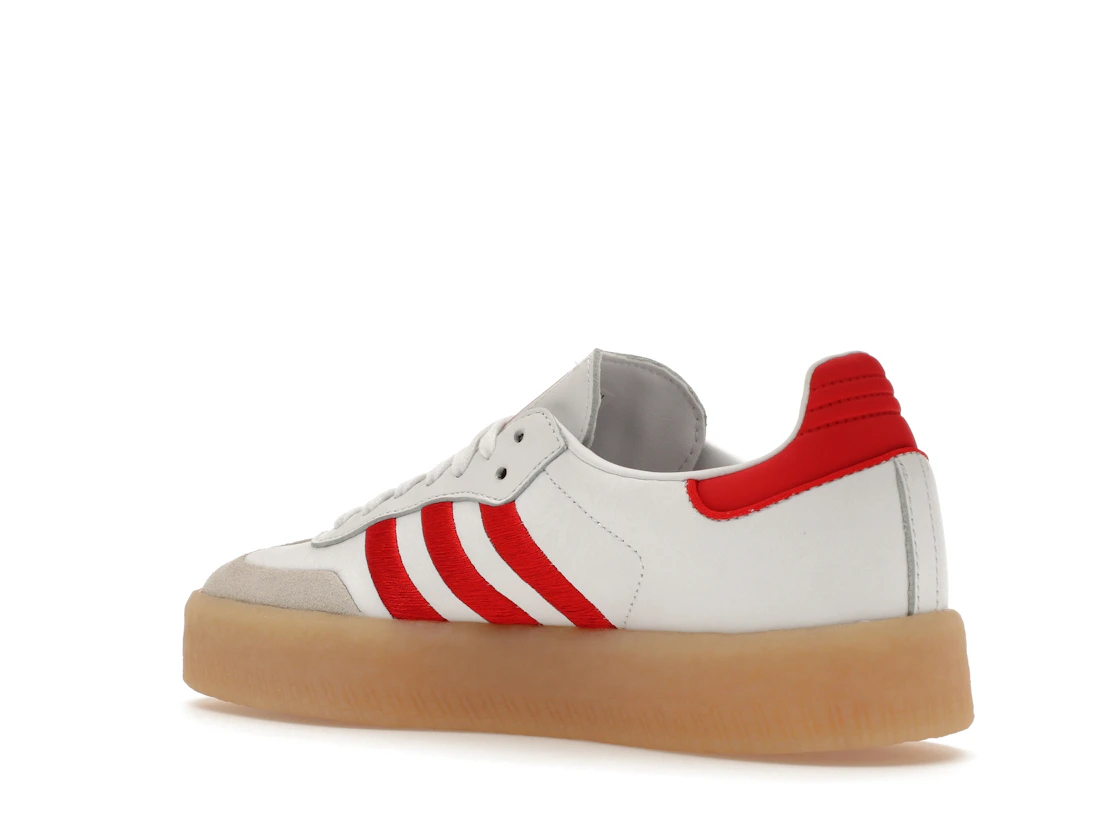 adidas Sambae White Better Scarlet Gum (Women's)