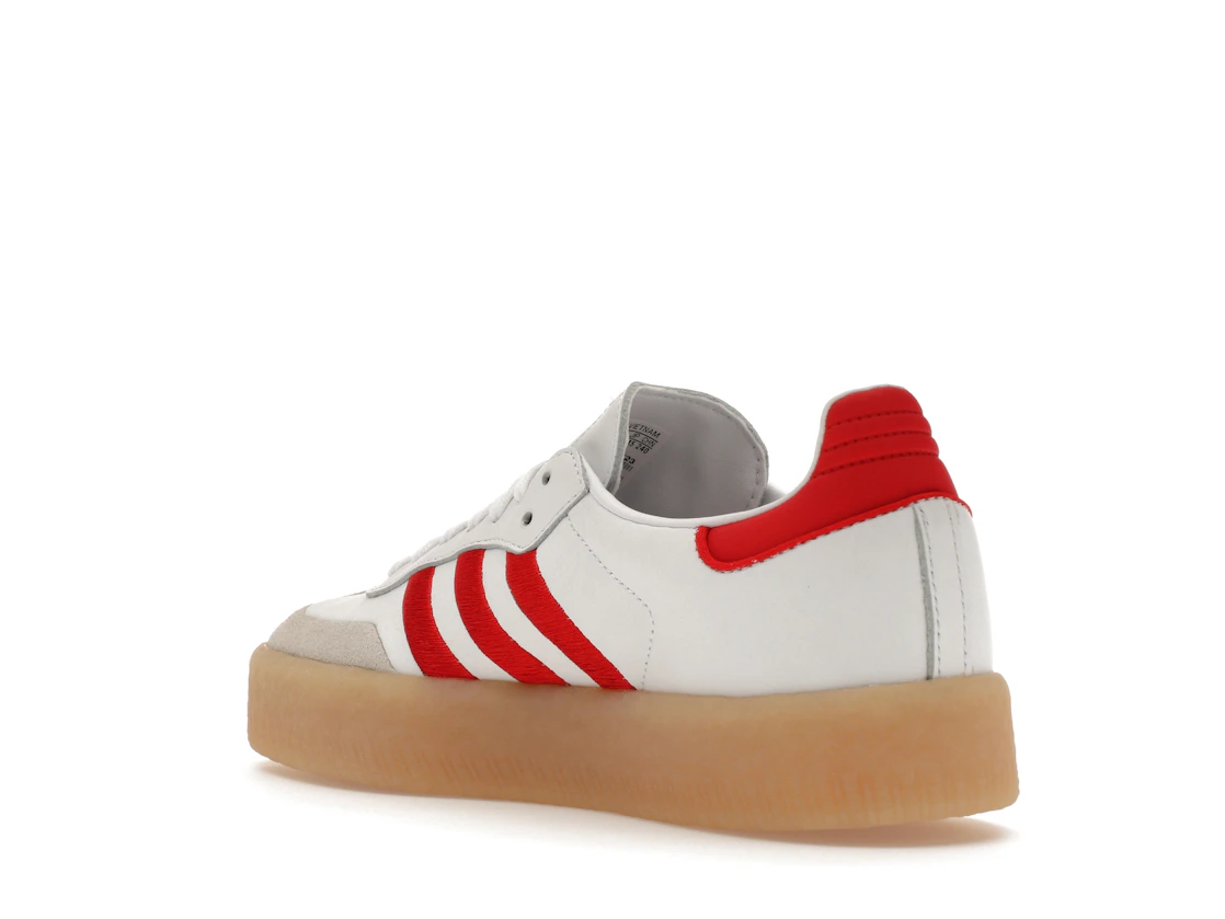 adidas Sambae White Better Scarlet Gum (Women's)