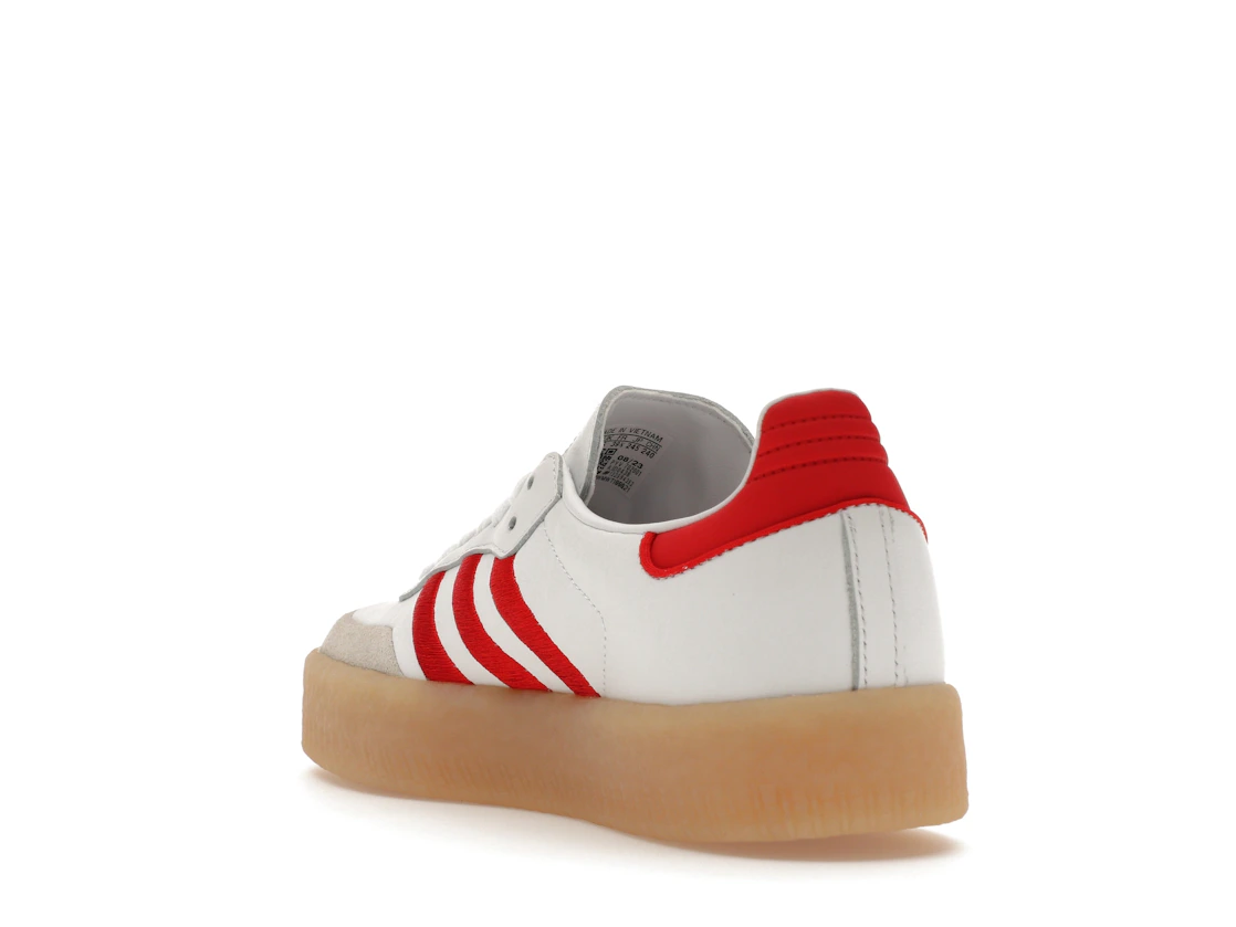 adidas Sambae White Better Scarlet Gum (Women's)