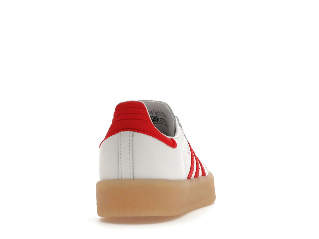 adidas Sambae White Better Scarlet Gum (Women's)