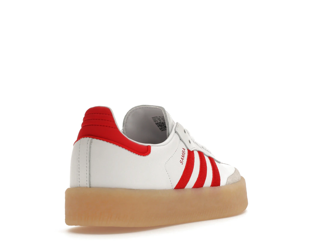 adidas Sambae White Better Scarlet Gum (Women's)