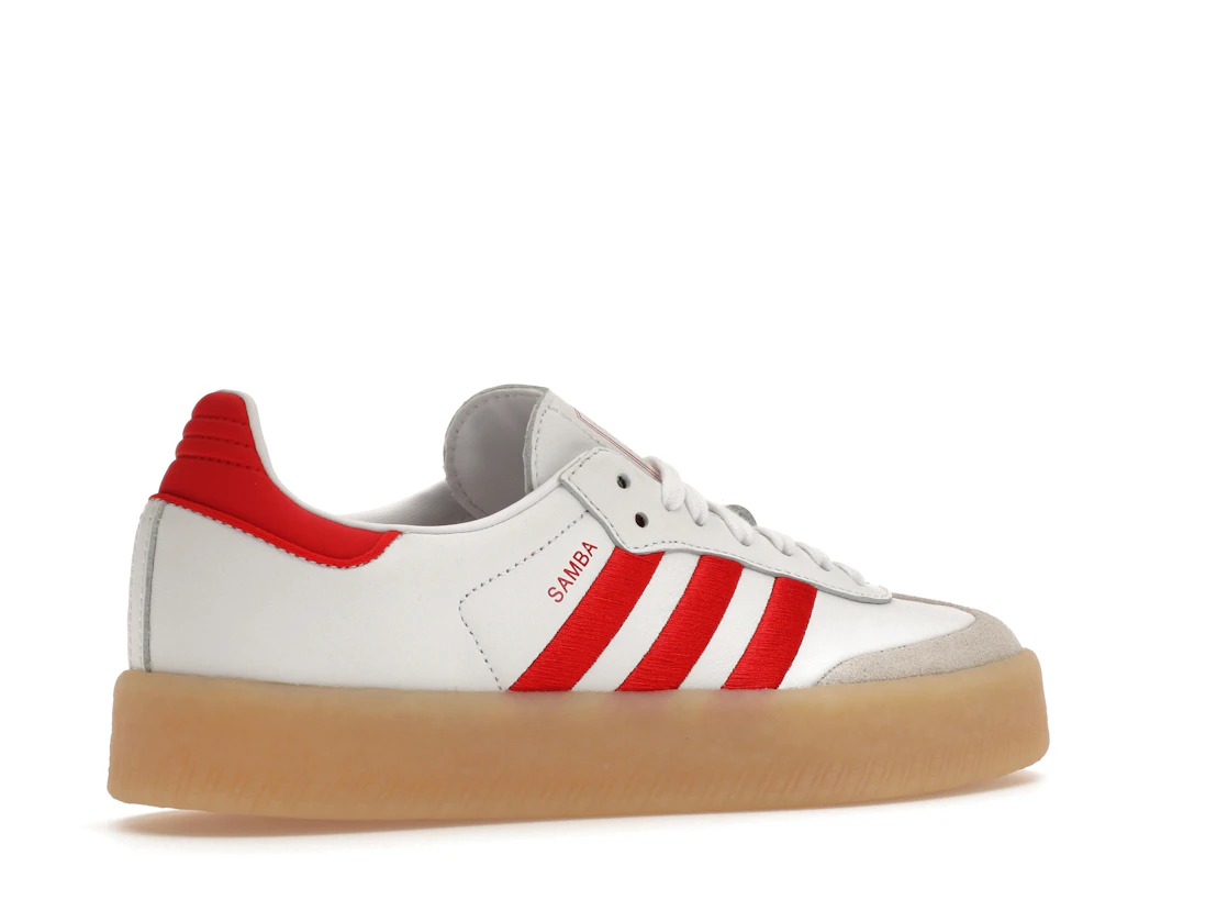 adidas Sambae White Better Scarlet Gum (Women's)
