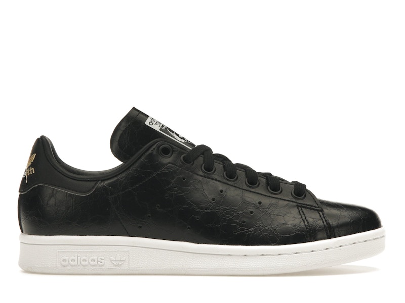 Stan smith top cracked leather trainers