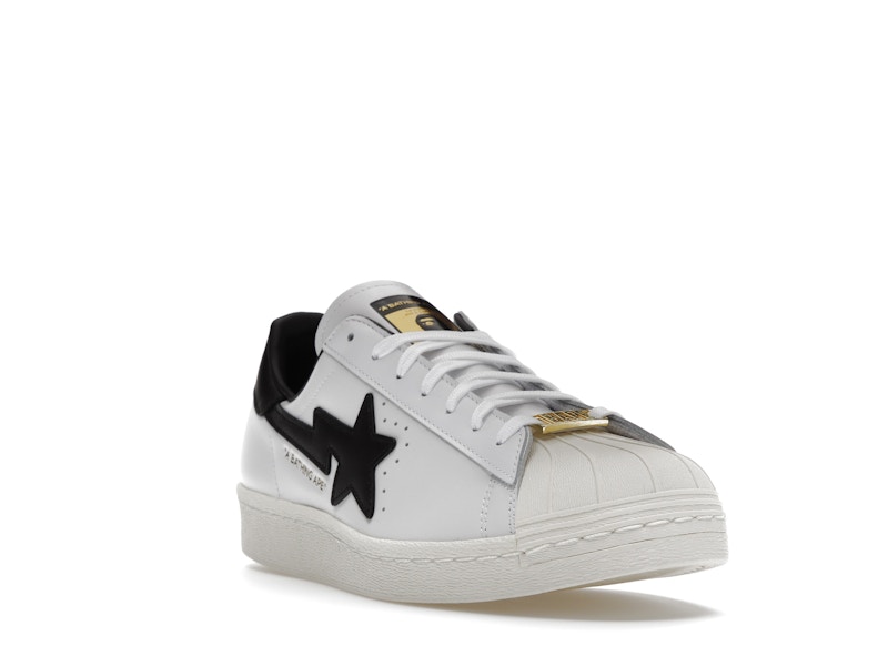 adidas Superstar 80s Bape White Black