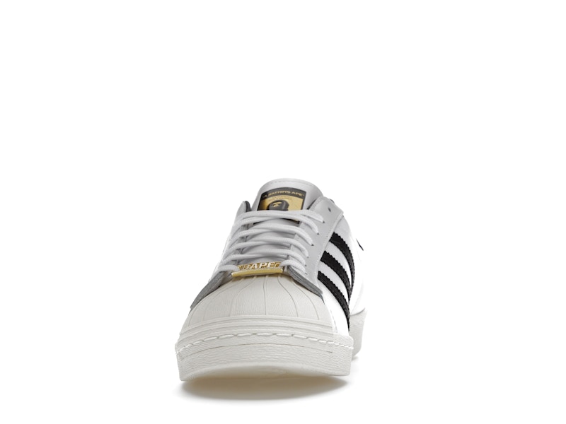 adidas Superstar 80s Bape White Black