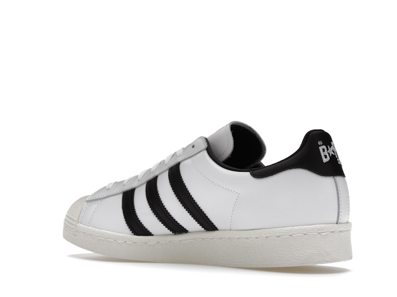 adidas Superstar 80s Bape White Black