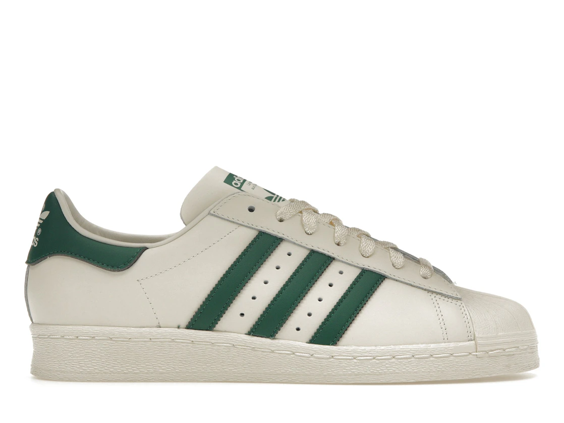 adidas Superstar 82 White Dark Green