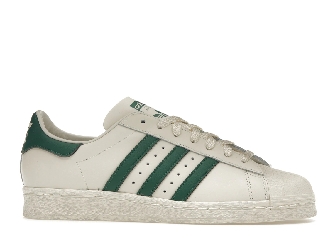 adidas Superstar 82 White Dark Green
