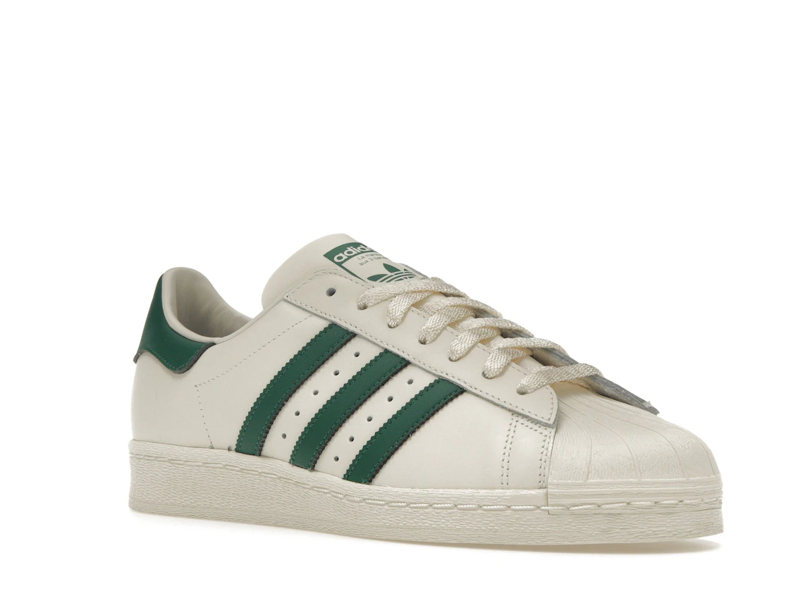 adidas Superstar 82 White Dark Green