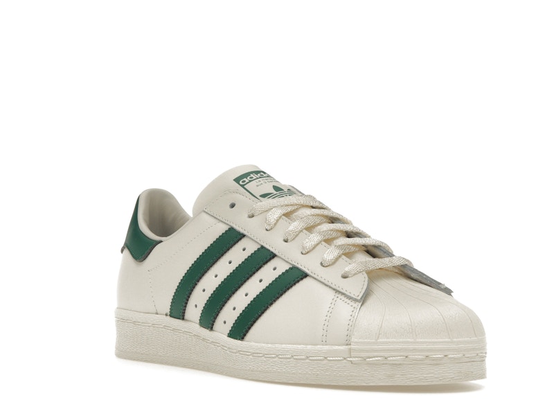 adidas Superstar 82 White Dark Green
