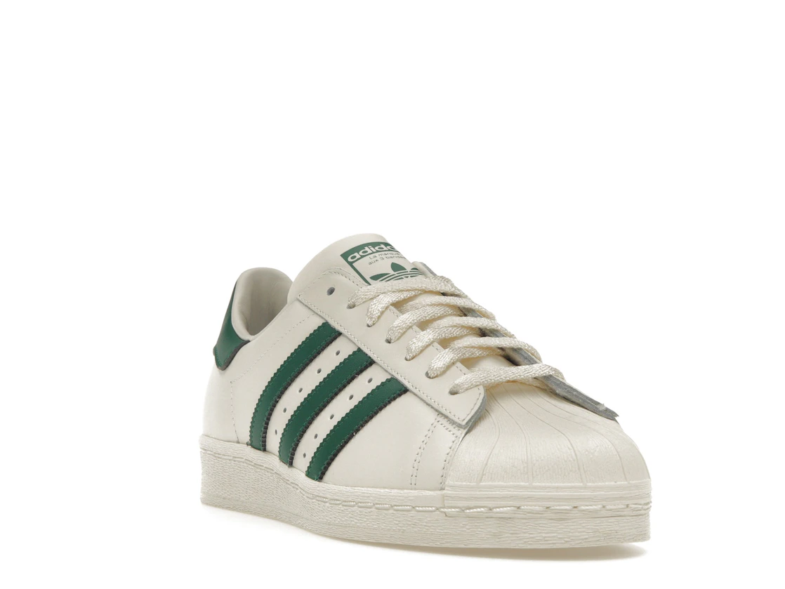 adidas Superstar 82 White Dark Green