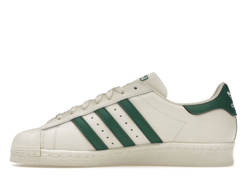 adidas Superstar 82 White Dark Green
