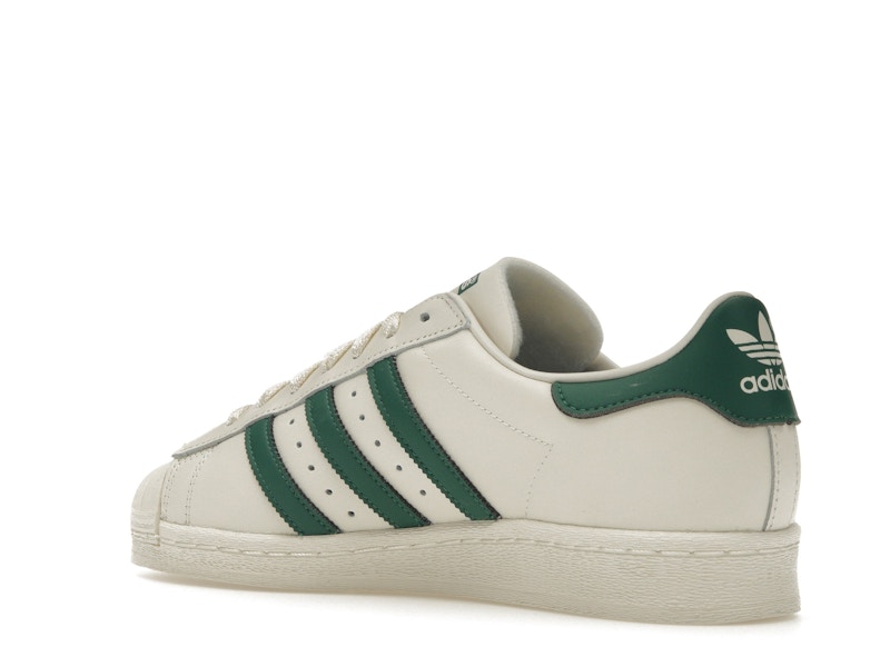 adidas Superstar 82 White Dark Green