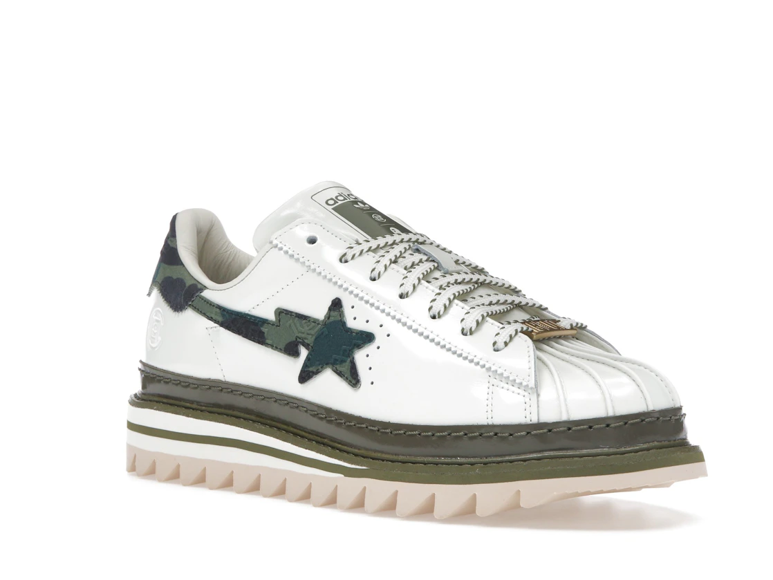 adidas Superstar CLOT by Edison Chen x Bape Off White