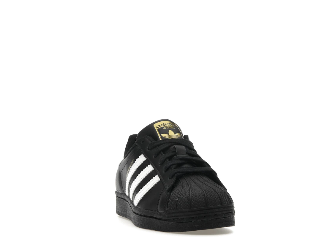 adidas Superstar Core Black Cloud White Gold (GS)