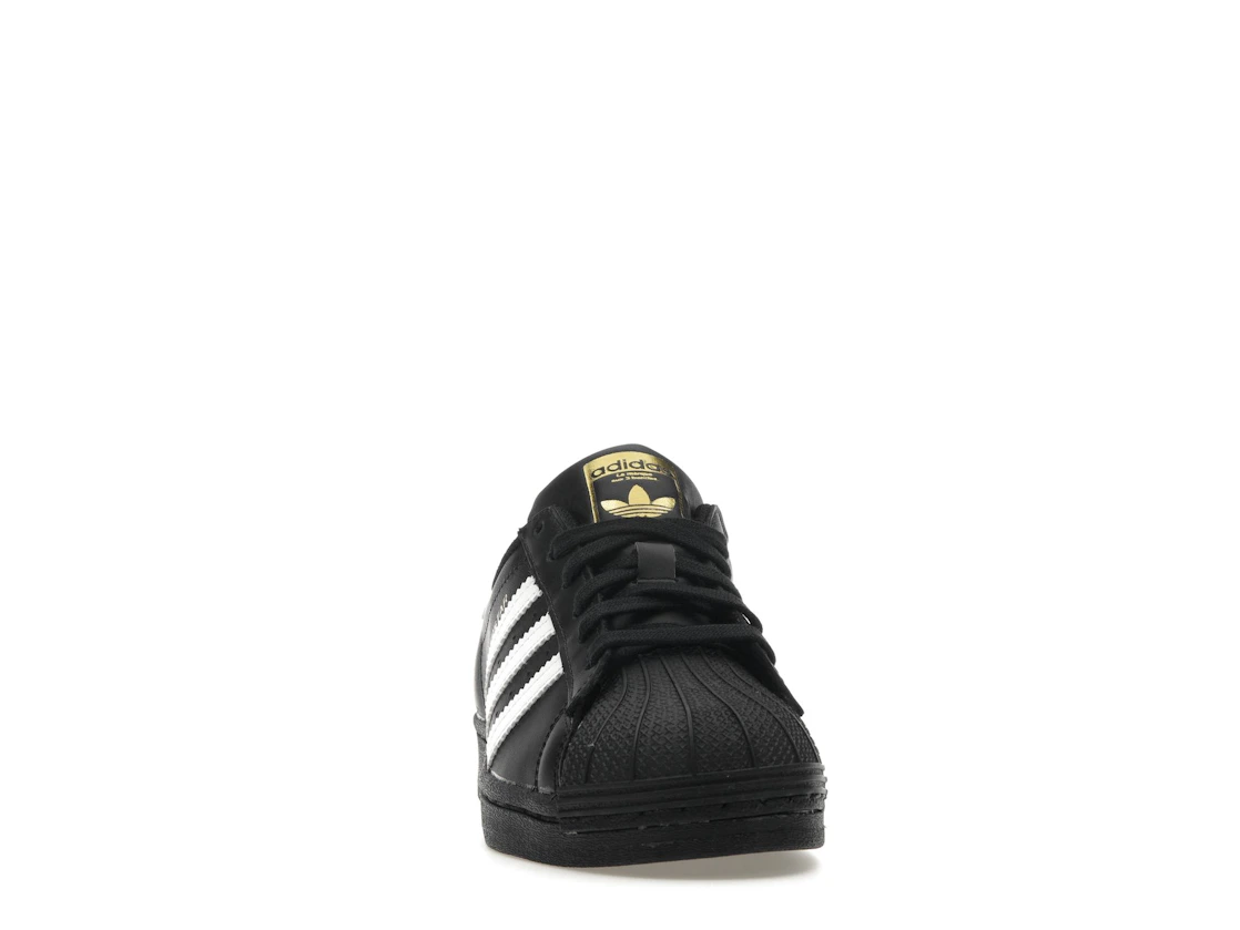 adidas Superstar Core Black Cloud White Gold (GS)