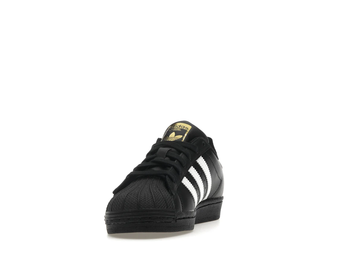 adidas Superstar Core Black Cloud White Gold (GS)