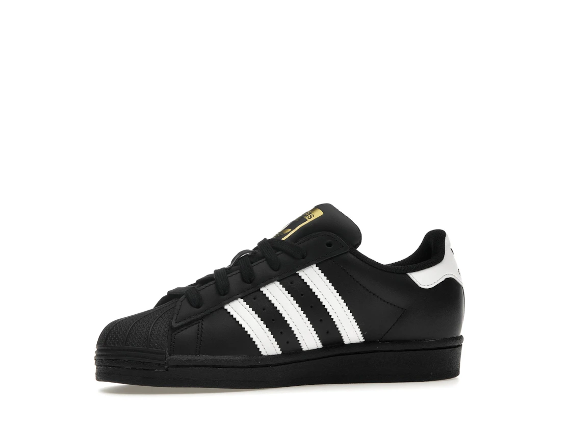 adidas Superstar Core Black Cloud White Gold (GS)